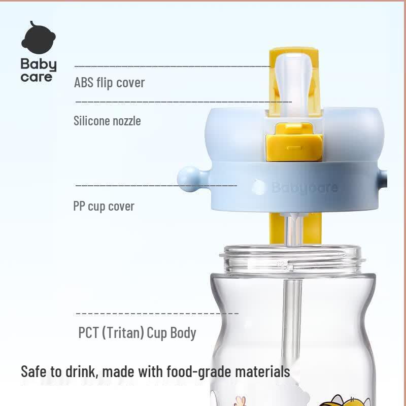 babycare Portable Kids Spray Straw Cup