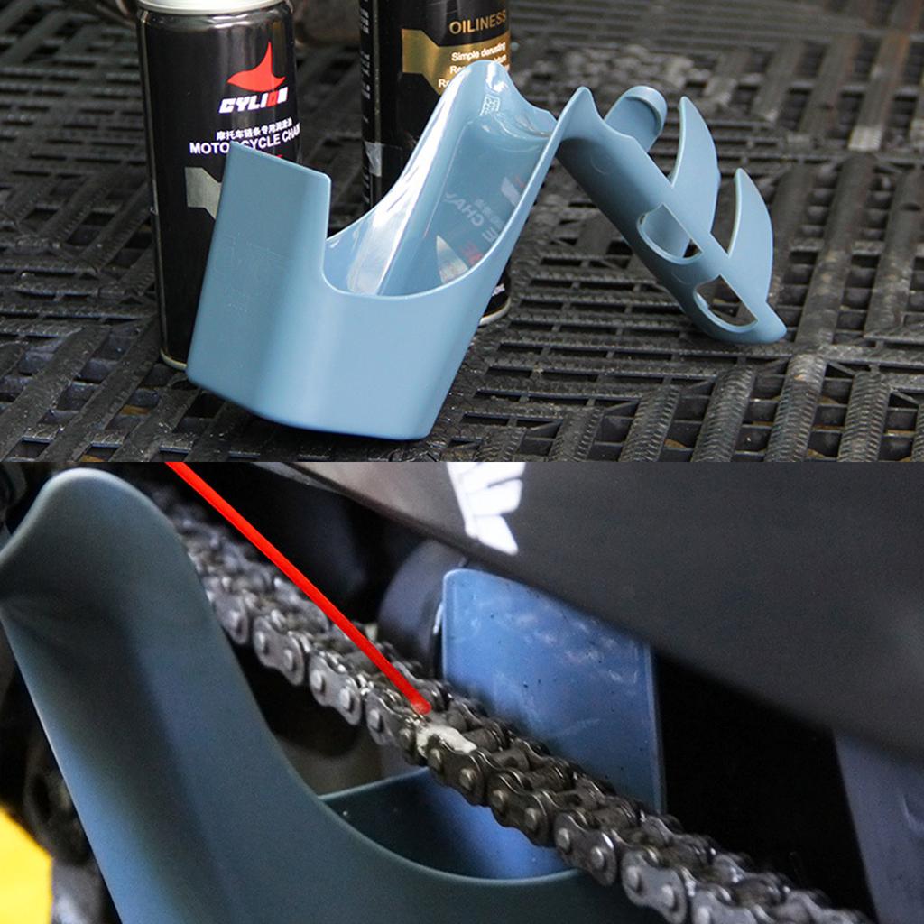 Масло для очистки цепи Брызгозащищенный инструмент Маслоулавливающий ящик Масло для цепи Защита от брызг Инструмент Средство для очистки цепи Инструмент против разбрызгивания