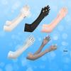 Women's Ice Silk Sun Protection Arm Sleeves for Outdoor Cycling