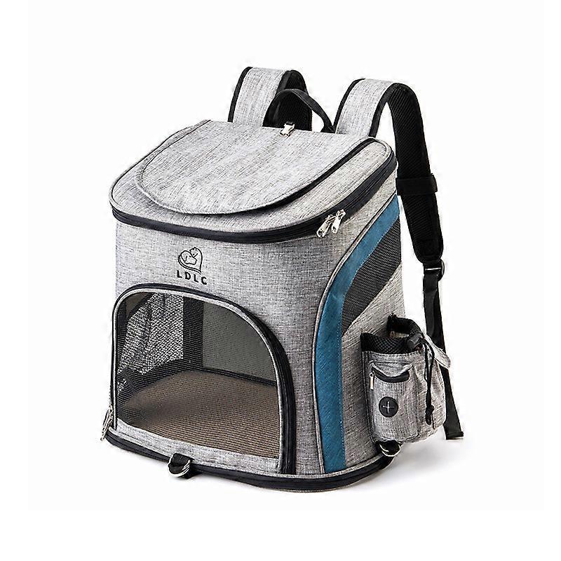 Pet Supplies Out Puppy Backpack Expandable Pet Bag Large Capacity Breathable Portable Cat Backpack Foldable Dog Bag