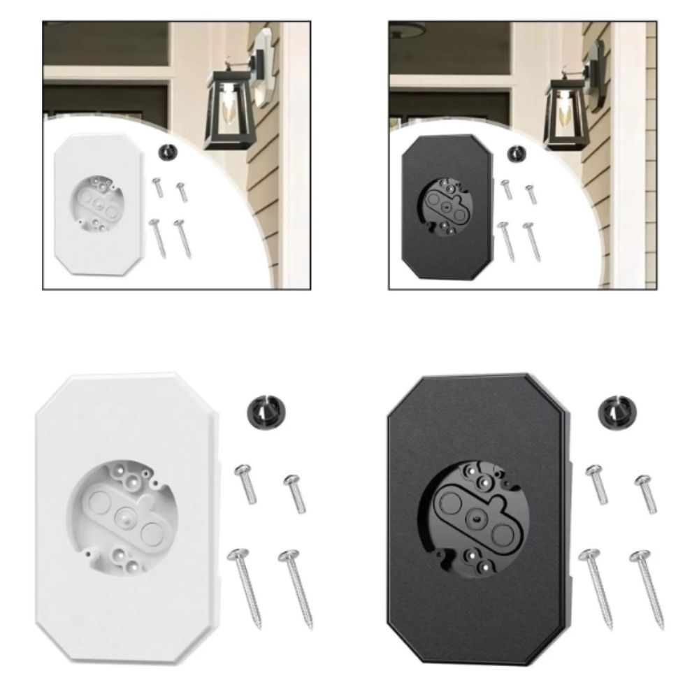 For Lap Double Siding Siding Mounting Plate Outdoor Light Mounting Block Vinyl Siding