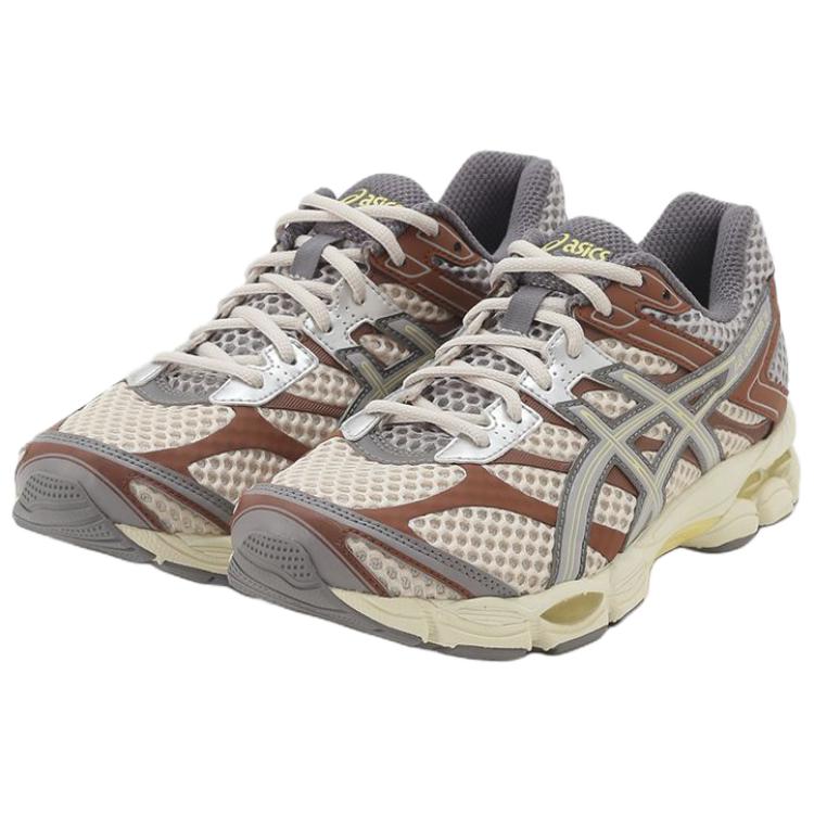 Emmi x ASICS Gel Cumulus 16 Дышащие и легкие беговые кроссовки Унисекс Бежевый Красный 1203A957-250