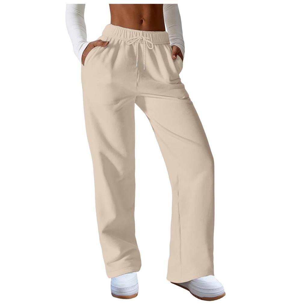 Women's High Waisted Wide Leg Sweatpants Casual Yoga Jogger Pants