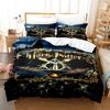 Quilt Cover 3D Three-Piece Kit Digital Printing Thickened Two-Piece Bedding