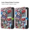 Чехол funda для KOBO Clara 2E Чехол 2022 Smart Cover Искусственная кожа Силиконовая задняя крышка Полный корпус Чехол для электронной книги для Etui Kobo Clara 2e Чехол Capa