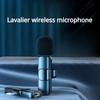 Wireless Radio Lavalier Microphone Intelligent Noise Reduction Anti Spray Sponge Microphone High Quality Microphone Equipment for Live Streaming