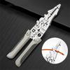 Multi-functional Electrician Pliers High Carbon Steel Serrated Blade Wire Cutting   Crimping Pliers Wire Stripping Pliers Wire Cutter Electrician Tool