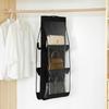 2PC Bag Storage Bag Hanging Bag Hanging 8-sided Transparent Storage Bag Bedroom Closet Dust Bag Foldable
