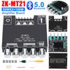 1-3 шт. ZK-MT21 Bluetooth-усилитель 2x50 Вт+100 Вт Модуль усилителя мощности звука Сабвуфер AUX 2.1-канальный цифровой усилитель мощности