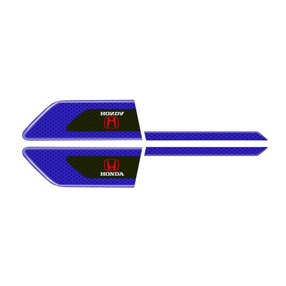Car Sticker Reflective Arrow Sign Tape Warning Safety Decals Auto Exterior Accessories For Honda Civic XR-V HR-V City Accord Fit