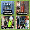 Magnetic Garage Storage Hooks Garden Warehouse Storage Tools Iron Hooks for Warehouse Shelving Bike Racks