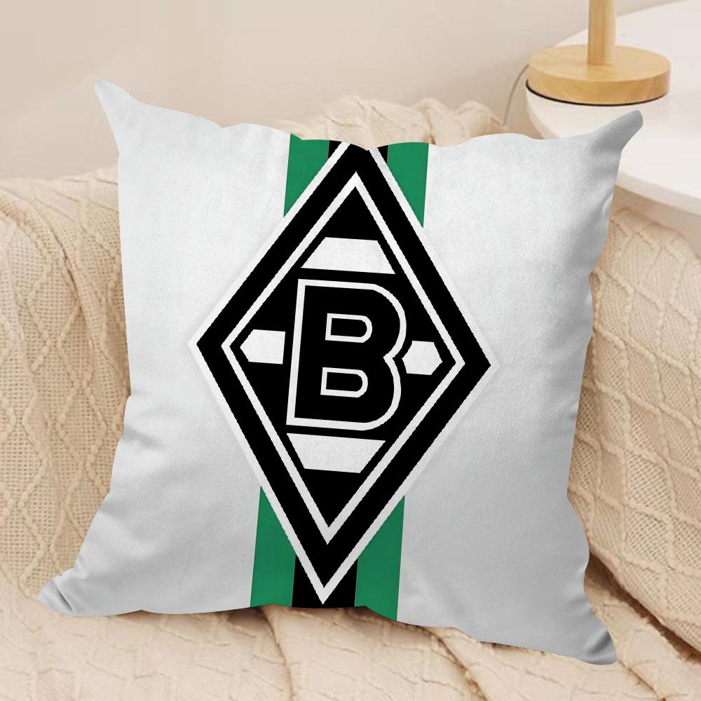 BBorussia MMonchengladbachS Cushion Cover Soft Plush Throw Pillow Cover DoubleSided Cushion Case Sofa Bedroom Home Decor