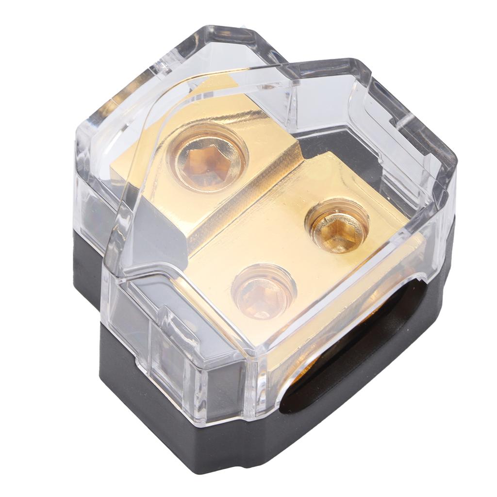 Автомобильный 1X2GA вход 2x4GA выход блок распределения питания держатель предохранителя модификация усилителя чистая медь