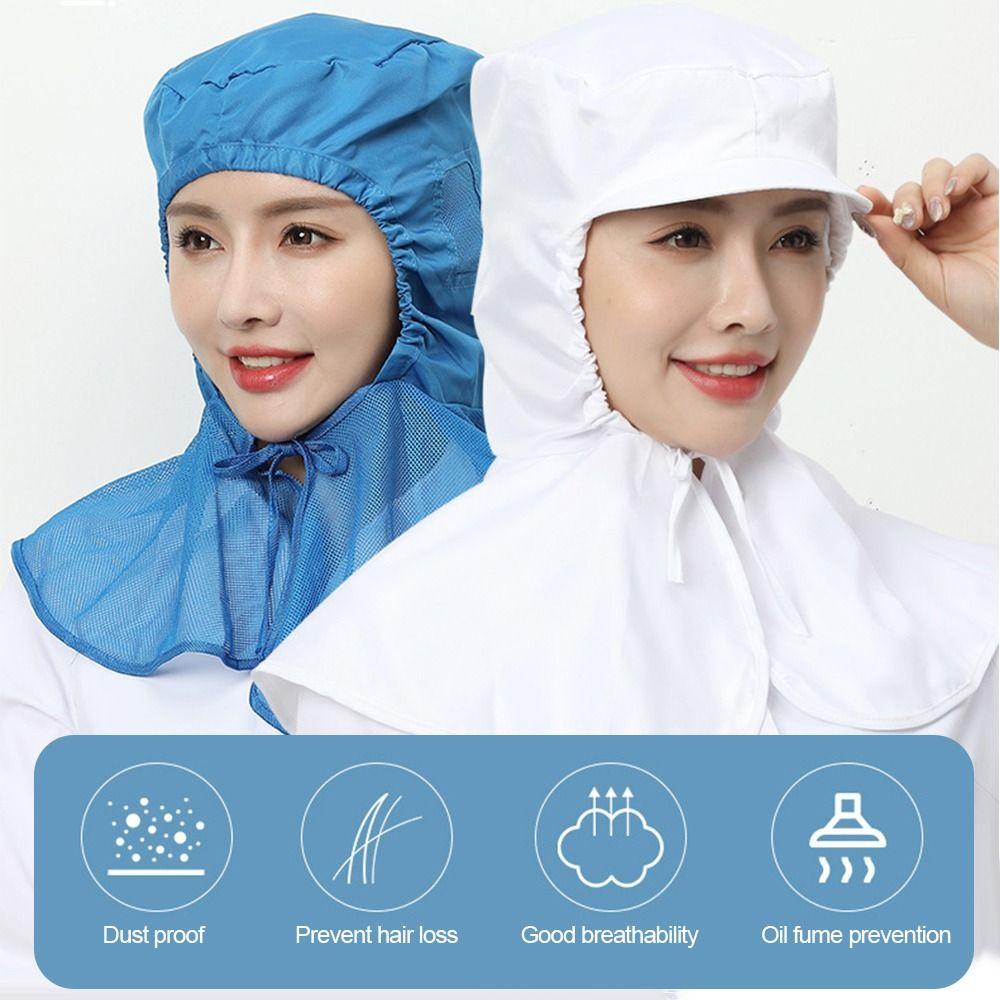 Дышащая Пыленепроницаемая Шаль Шляпа Защита Шеи Рабочая Шляпа Новая Рабочая Кепка Пищевая Фабрика