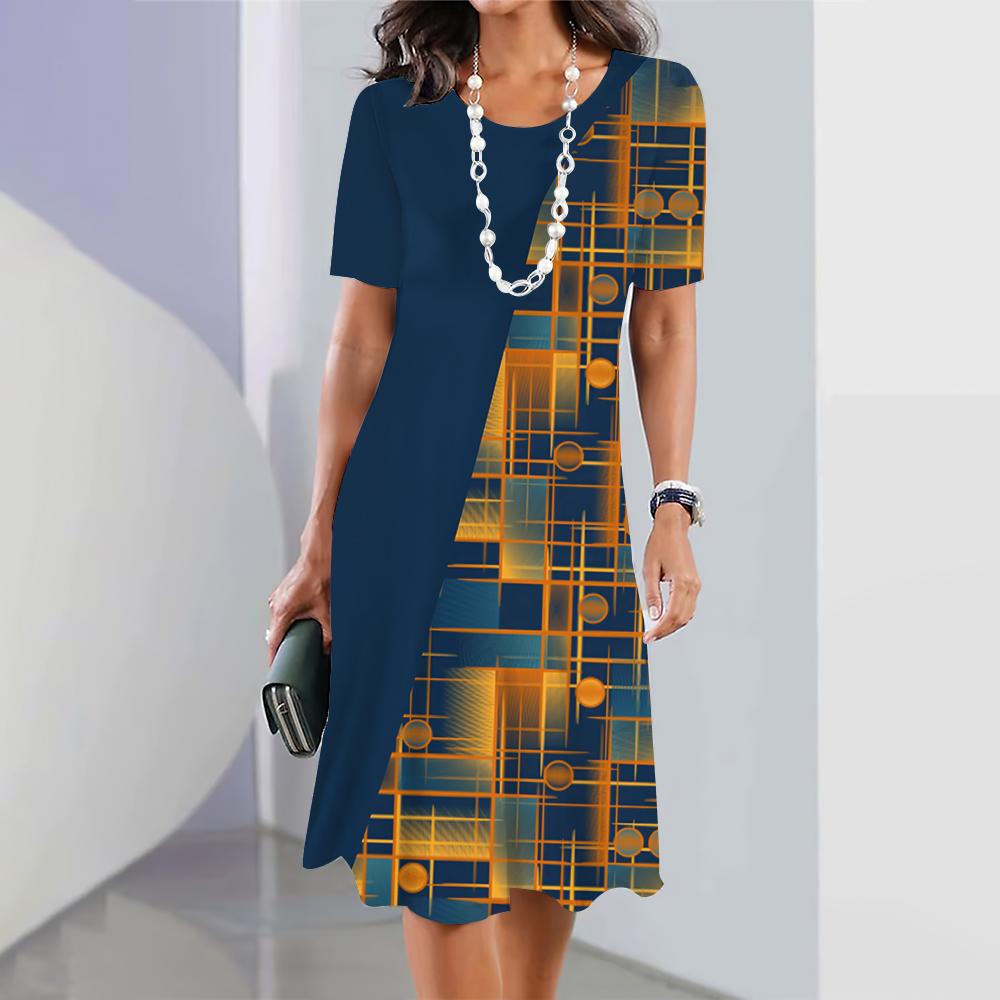 Butterfly & Floral 3D Print New Women's Dresses Plus Size Female Summer Dress