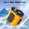 Outdoor Leisure and Work Waist Mounted Cooling Fan Compact and Portable with High Wind Power Long Endurance and Silent Fan