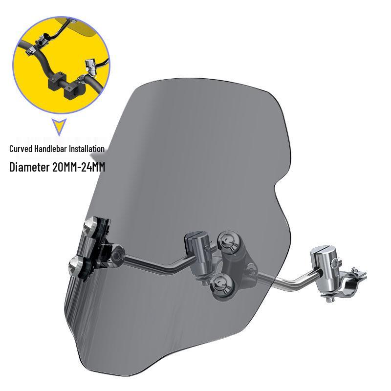 Совместимое ветровое стекло для Haojue DKS, Suzuki, Honda, CB400F, GL и других мотоциклов.