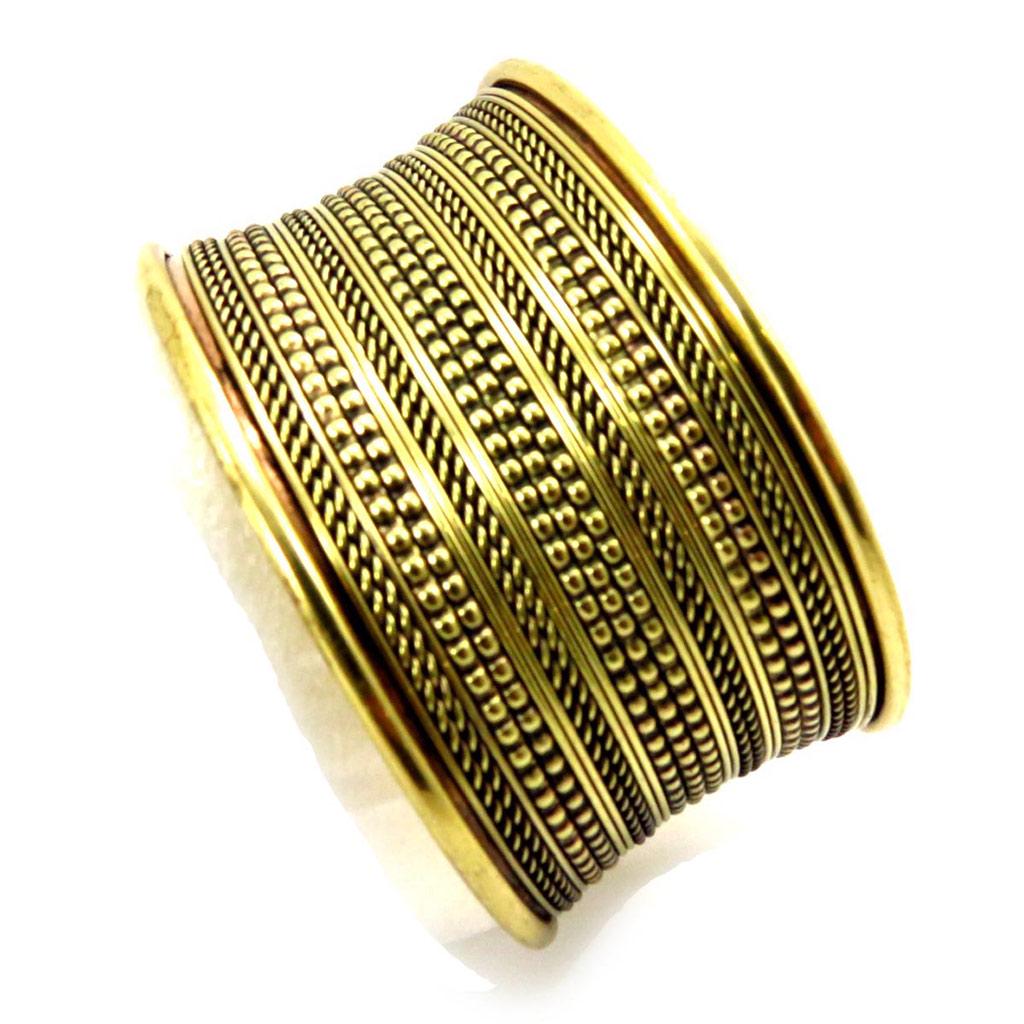 Les Trésors De Lily [J6927] - Золотой дизайнерский браслет «Клеопатра».