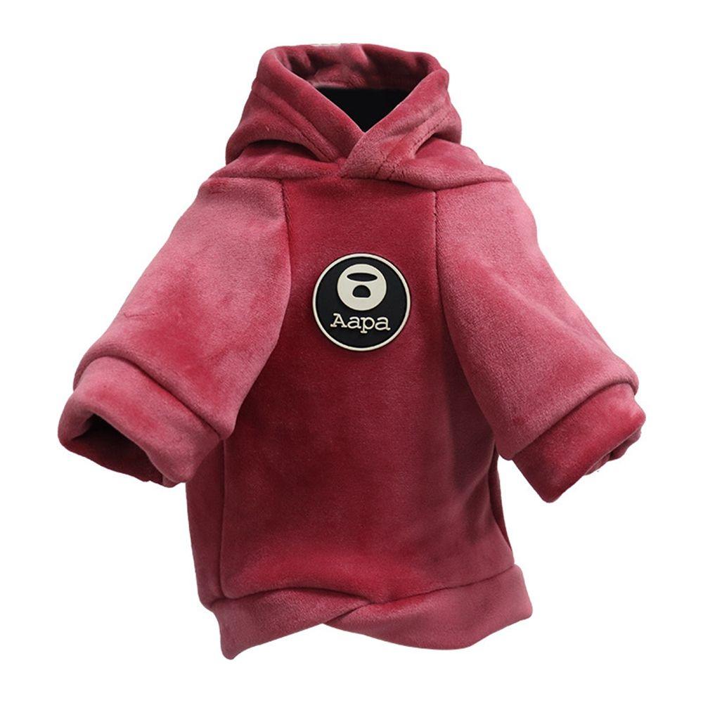 Soft Fleece Jacket Winter Hairball Pajamas Cat Hooded Hairball Coat Puppy Clothing Pet Clothes