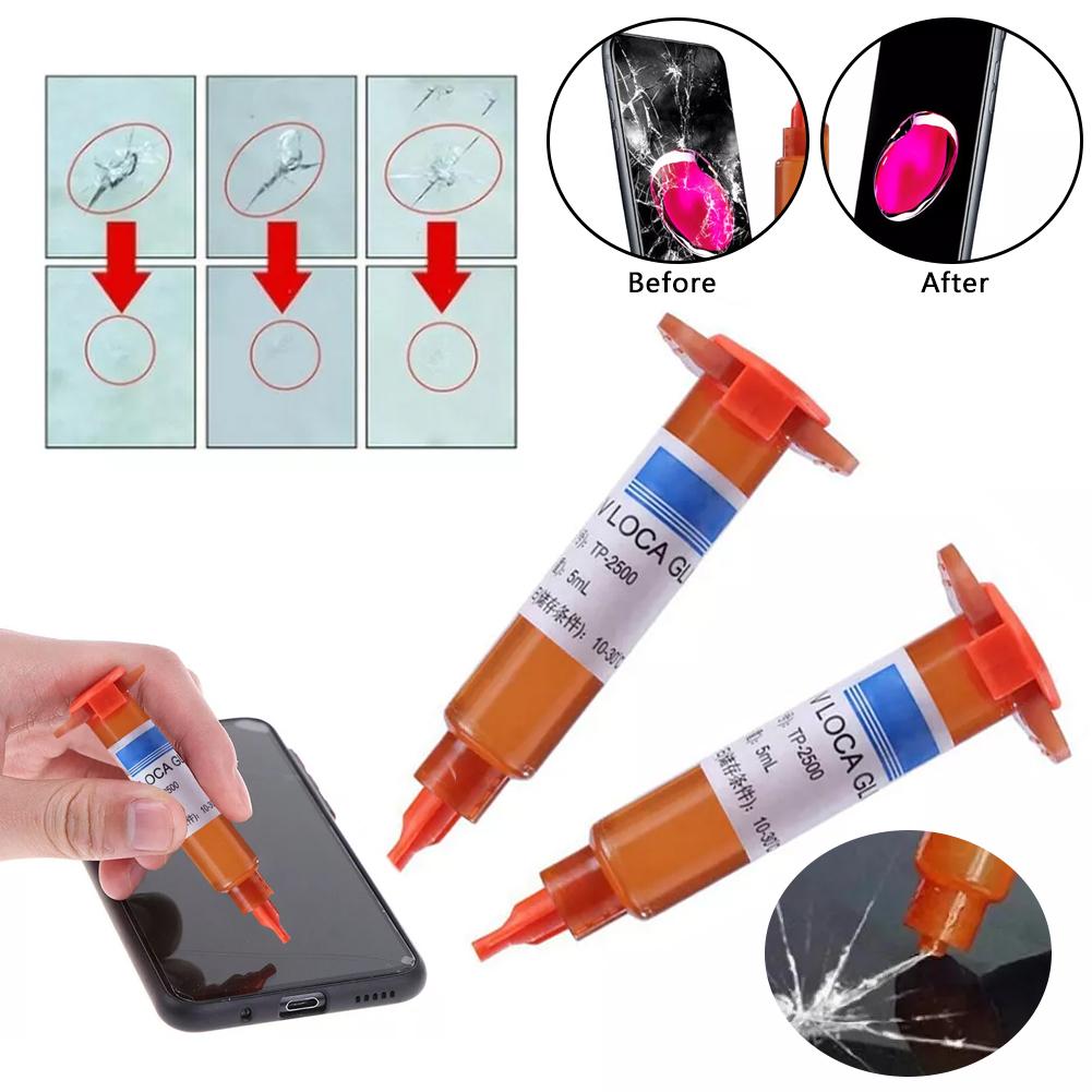Phone Touch Screen Repair Glue UV Glue TP-2500 Cell Phone Repair Tool Optical Clear Adhesive UV Glue Mobile Repair Tool 5ml/10ml