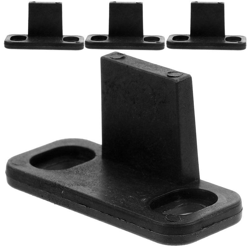 4Pcs Sliding Door Floor Guides Heavy Duty Barn Closet Door Track Hardware Smooth Bottom Guide System Floor Guide