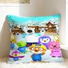Cartoon PPororoS Pillow Case  Fashion Pillow Cover Print Pillowcases For Sofa Home Decoration