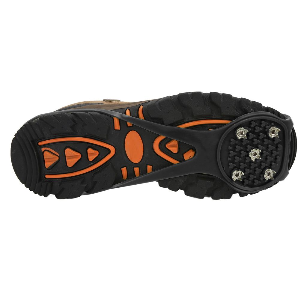 1 пара Crampons Celsiusset Противоскользящие 5 Шипов Сильное Сцепление Покрытие для Зимних Альпинистских Ботинок с 5 Шипами