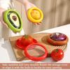 4 Pcs/Set Fruit And Vegetable Crisper Storage Containers Reusable Refrigerator Box Keeper for Onions Tomatoes Lemons Avocados