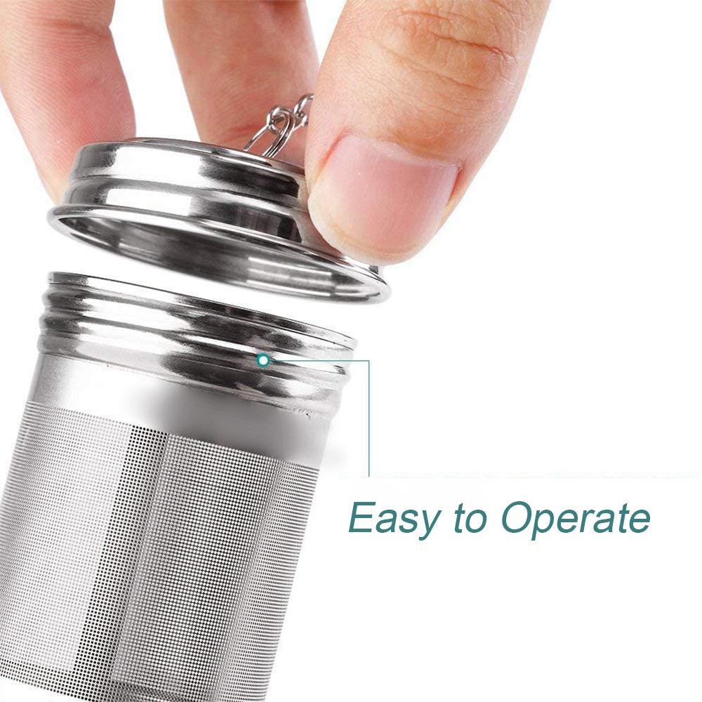 С крышкой, резьбовым соединением, с удлиненной цепочкой, фильтром, заварочным чайником, ситечком для приготовления чая