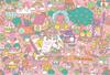 BEVERLY In Beverly 500 Small Jigsaw Puzzle Sanrio Characters Retro Park X 38 (BEVERLY) [Made Japan] (26 Cm) 500S-014