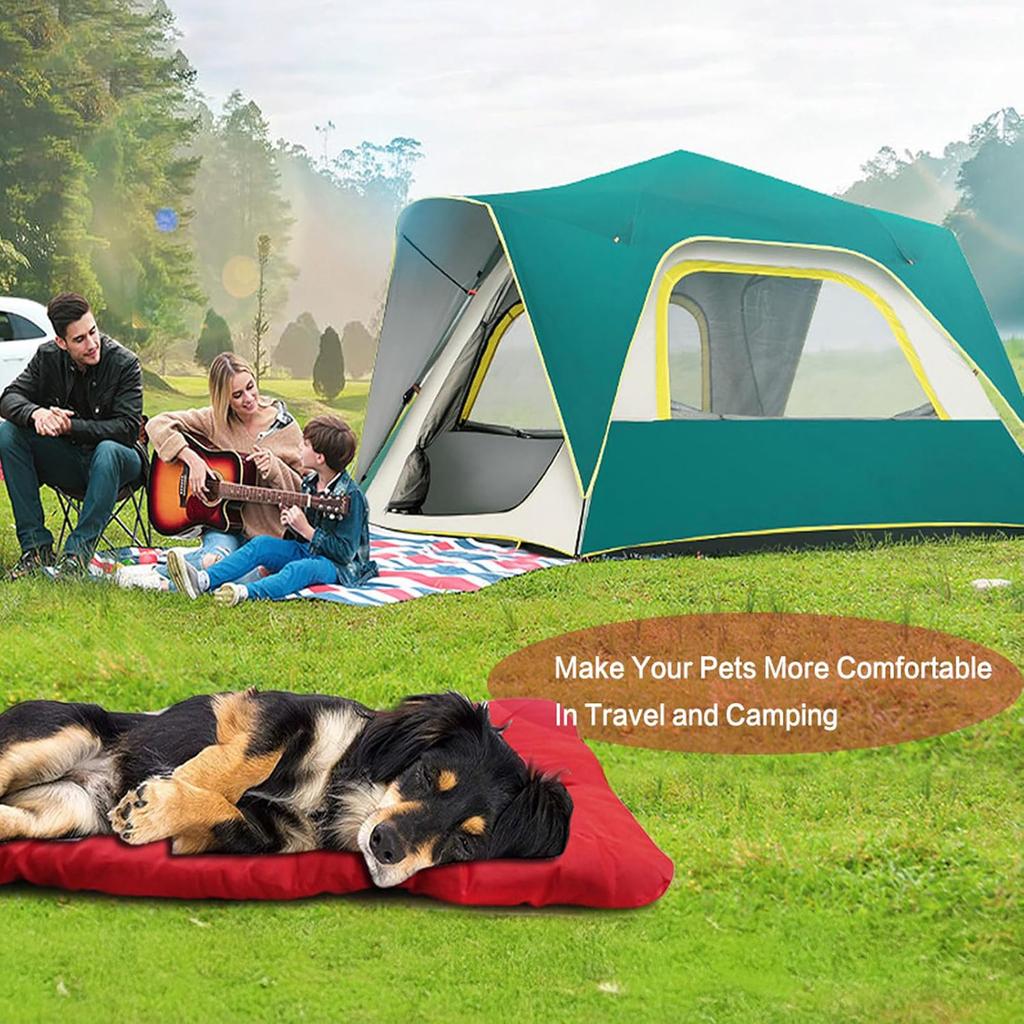 Outdoor Portable Dog Bed Mat Soft Pet Kennel Beds Cats Dog Sleeping Mattress for Large Jumbo Medium Small Dogs