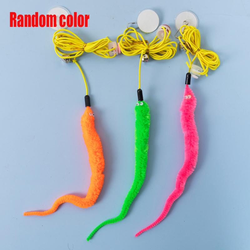 Интерактивная игрушка для кошек, подвесная игрушка-симулятор кошки, забавная интерактивная игрушка для котенка, играющая в тизер, игрушка-палочка, товары для кошек