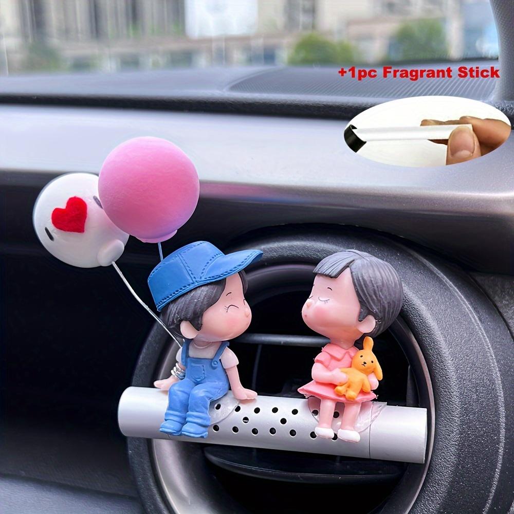 Автозапчасти Аксессуары для салона автомобиля Влюбленные Украшения для автомобиля Креативное украшение воздуховода автомобиля Мультяшная парфюмированная автомобильная мазь с ароматом автомобиля