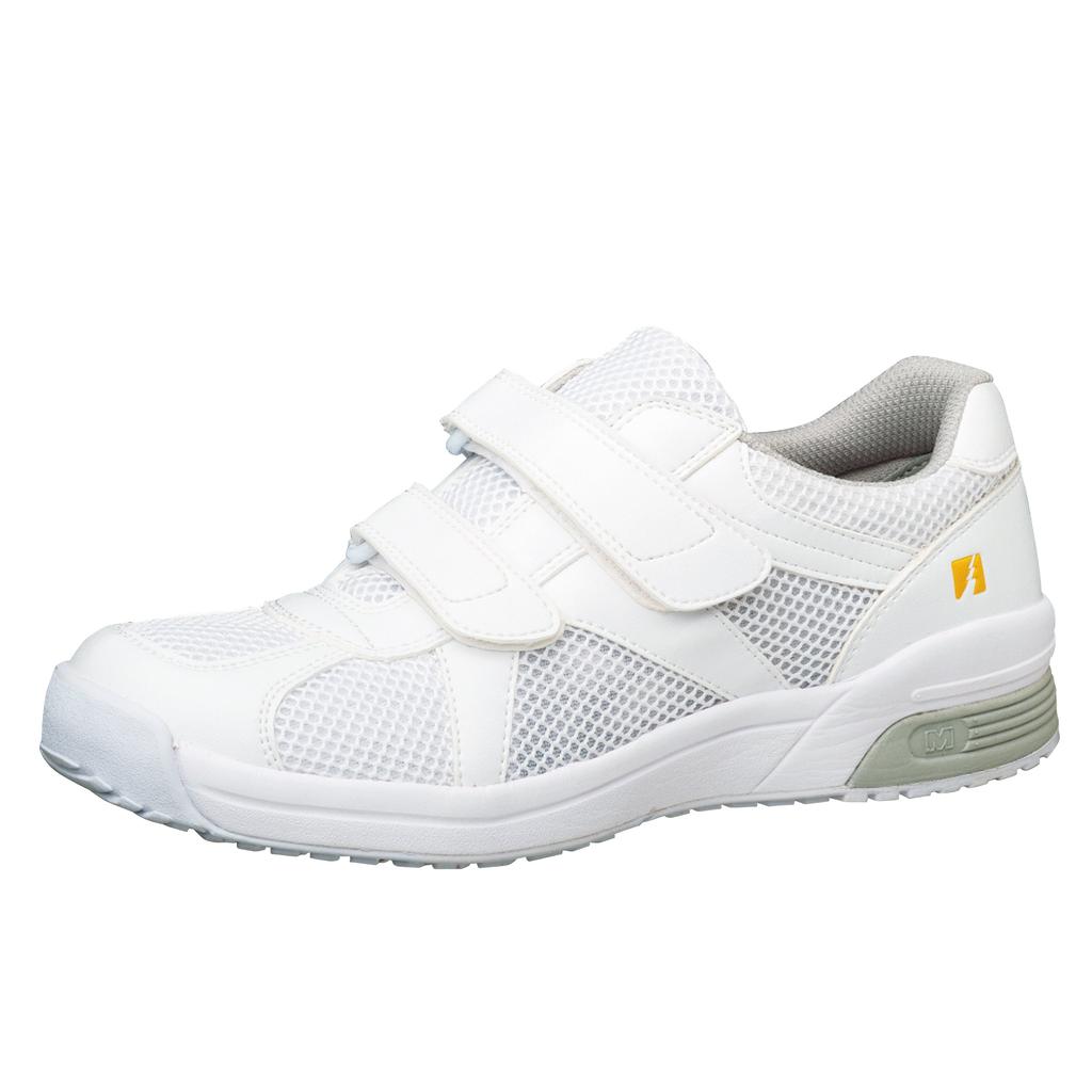 Электростатические рабочие ботинки унисекс Elepas 307 белые [Midori Anzen] [Elepas] 23,0 см