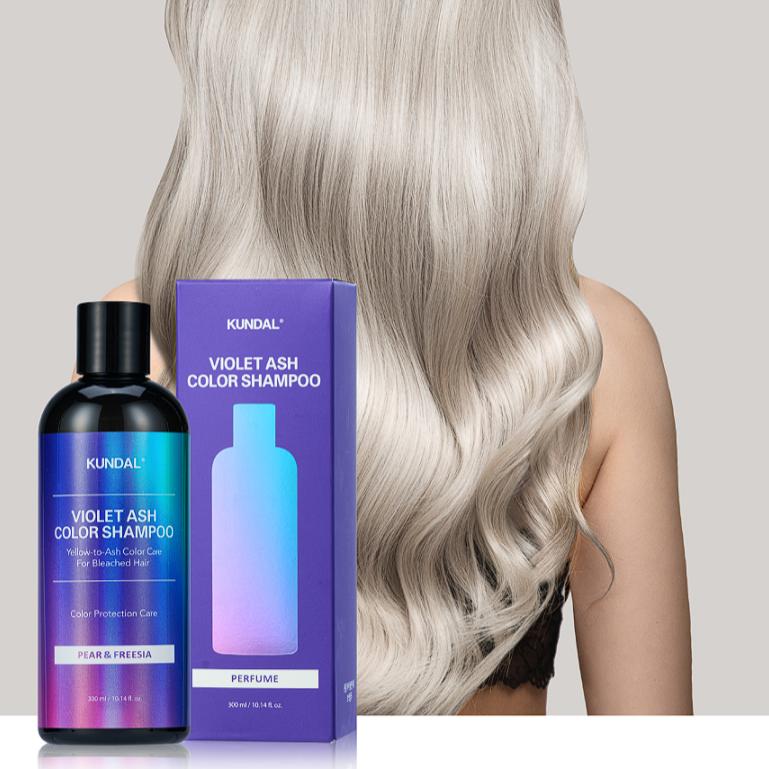 KUNDAL Шампунь-оттенок «Фиолетовый пепел» #Груша и фрезия 300 мл