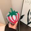 New Fashion Blocked Strawberry Color for Women Mini Versatile Coin Purse Messenger Bag Mini Beautiful
