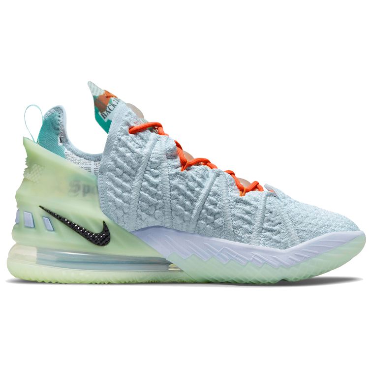 Диана Таурази x Nike LeBron 18 EP G.O.A.T. Кроссовки унисекс Синие Blue-Tint Dynamic-Turq CQ9284-401