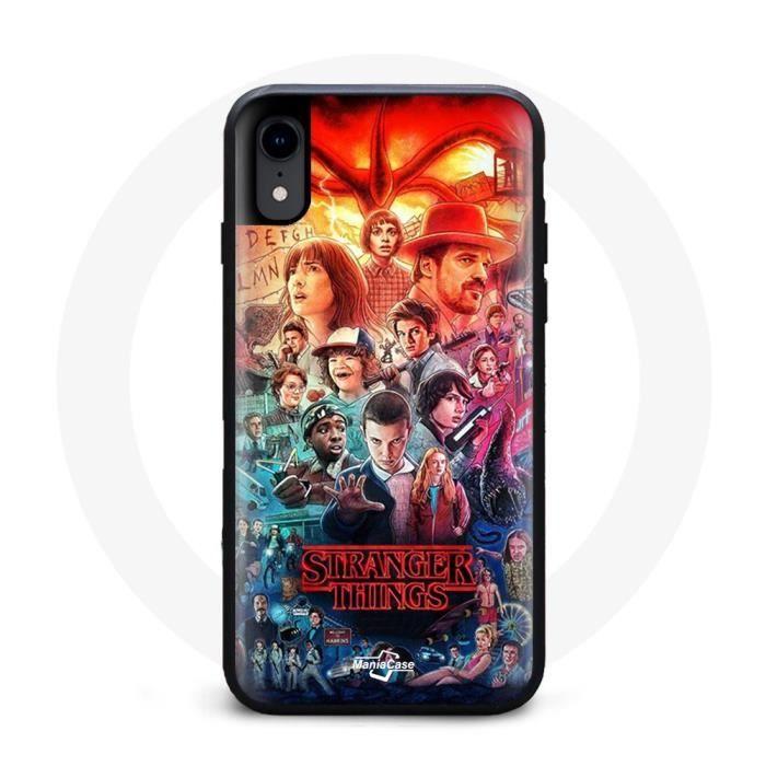 Iphone XR Case Stranger Things Teaser Season 4 Poster Characters Art