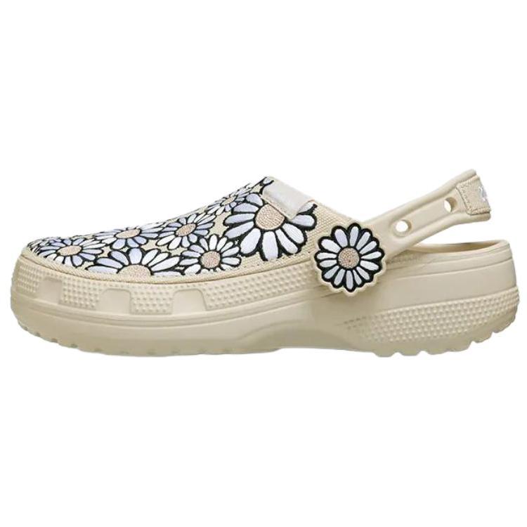 Crocs Классические легкие сабо на платформе Daisy женские бежевые 213231-2MC