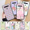 AH32 Cute Little Twin Stars Black Case for OPPO Reno 8 6 5 4 Pro Find X3 A17 A31 A38 A40 A53 A54 A55 A74 A76 A78 A77 A80 A94 A95 A96 Pro Sofe Cover