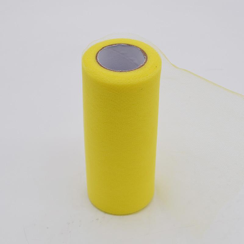 25 ярдов/партия 6 дюймов рулон тюля для свадебного украшения пачка катушка ремесло день рождения вечеринка детский душ свадебный декор принадлежности