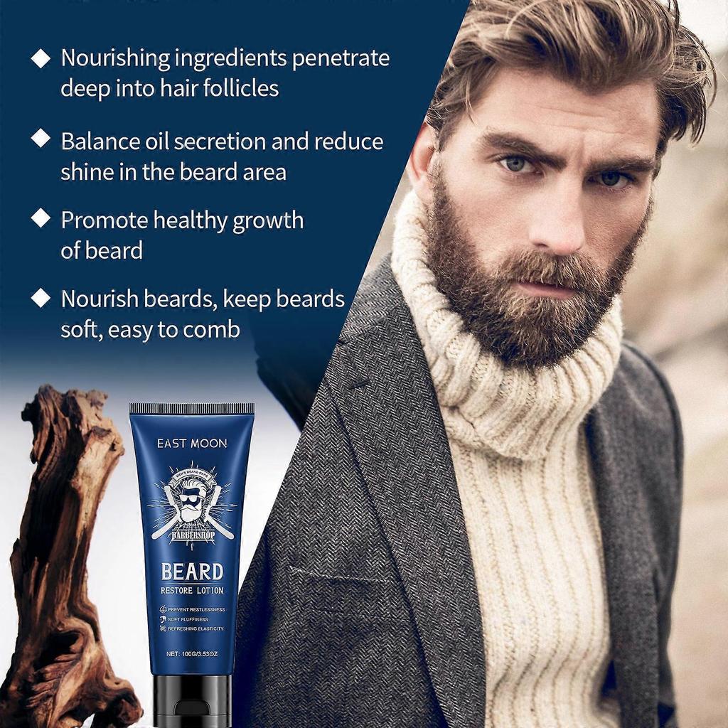 Sandalwood Beard Conditioner for Men - Moisturizes, Hydrates & Repairs Frizzy Beards - 100g