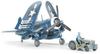Tamiya Masterpiece Aircraft Series 85 US Navy Vought Corsair Mototug Towing Set Plastic Model Kit 61085 1/48 No. F4U-1D