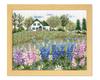 Olympus Embroidery Kit House with Lupine Flowers 7426 Ann's