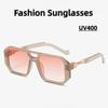 Мужские Женские Новые Модные Солнцезащитные Очки Квадратной Формы Нейтральный Тренд Ретро Солнцезащитные Очки Для Путешествий На Открытом Воздухе Вождения Необходимые Солнцезащитные Очки
