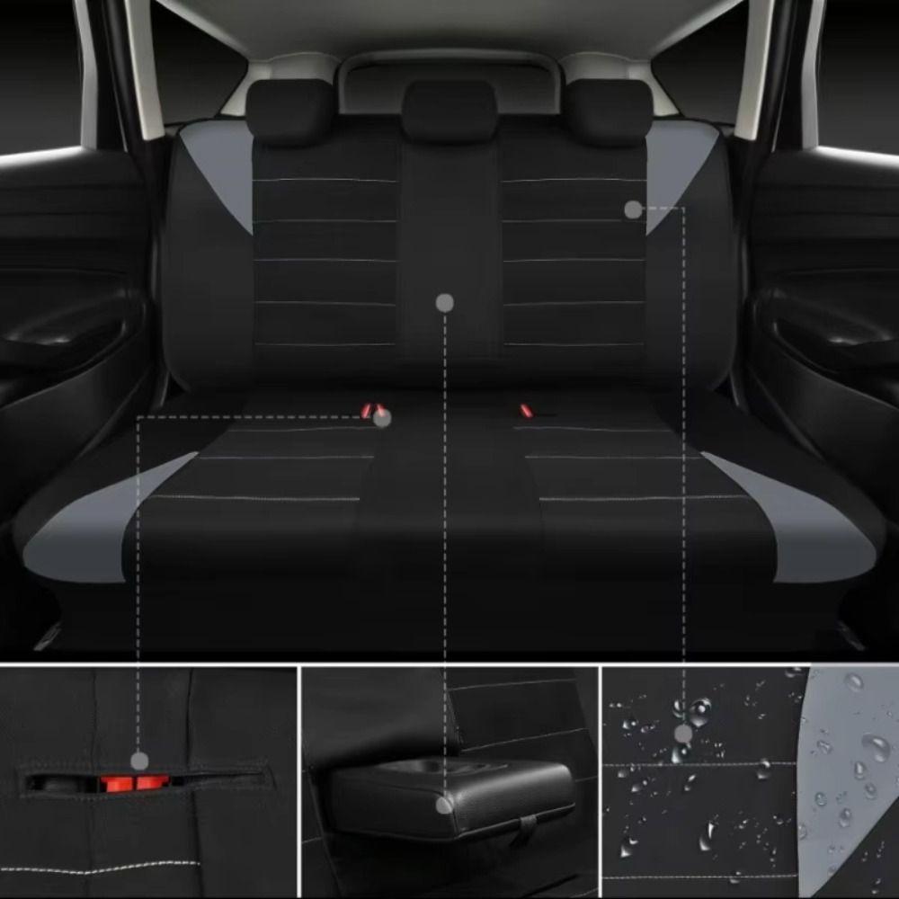Racing Style Seat Cushion PU Leather Front Seat Cover Automotive Interior Auto Seat Covers SUV