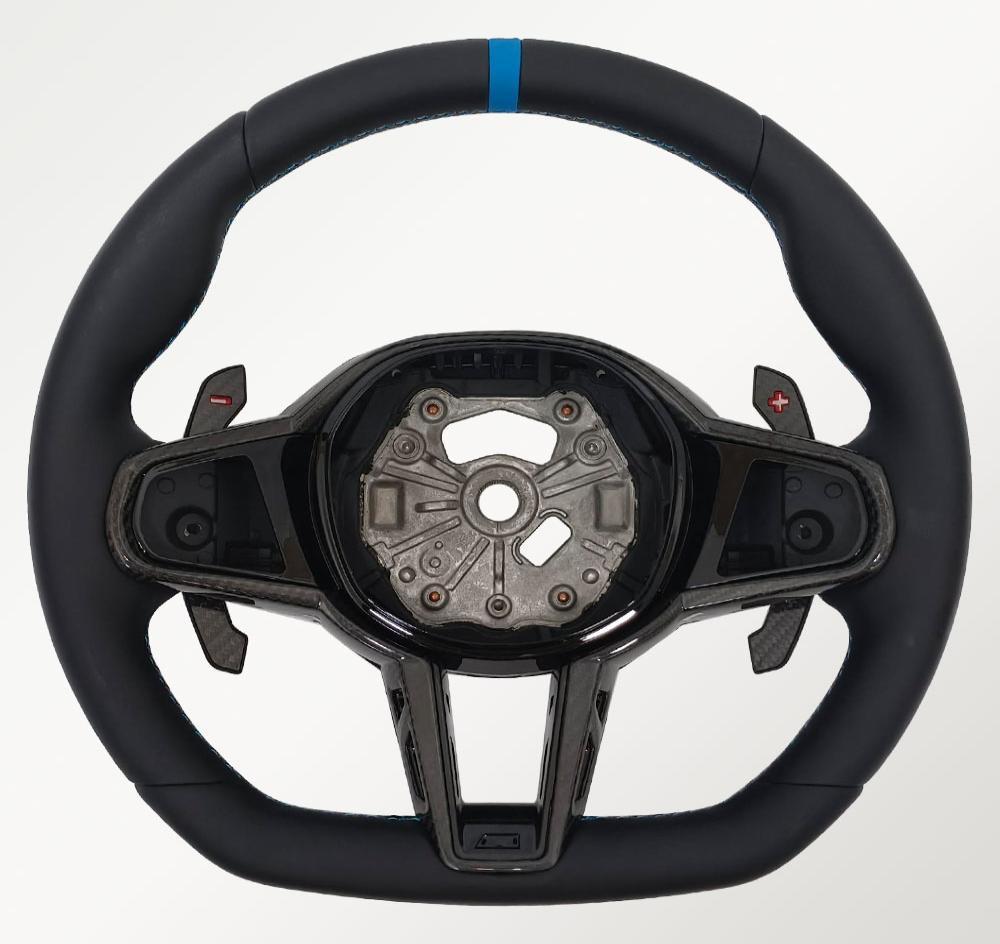 2026 Steering wheel Customized CS Nappa Leather For BMW 3 4 5 Series G01 G20 G21 G80 G81 G22 G23 G26 G30 G32 G87 G80 Car Accessories Sports Wheel