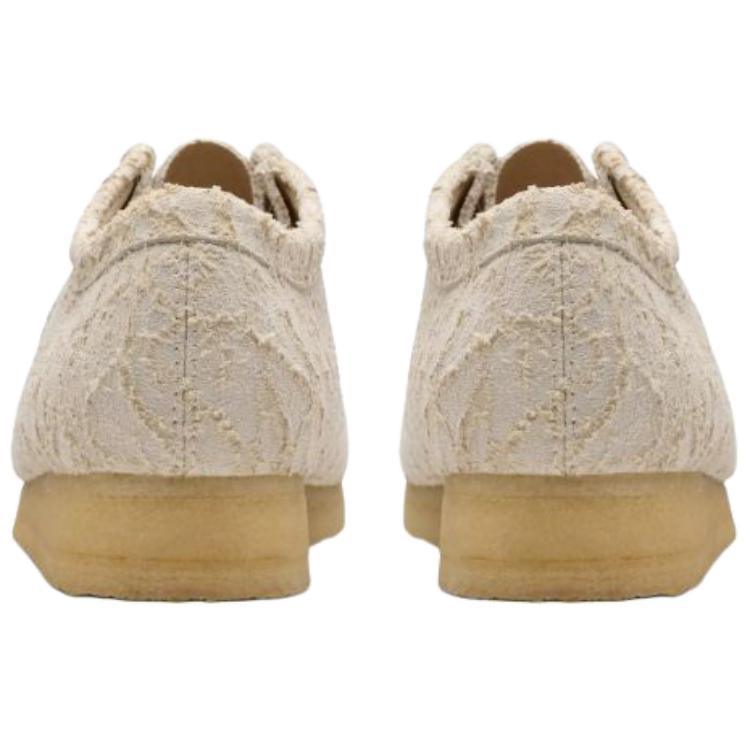 Clarks Wallabee Модные повседневные туфли Мужская кроссовка Бежевый 261-80651