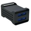 for Samsung T7 SSD Holder 3D-Printed, Matte Black – Secure Storage Case with Slide-Out Cover, Cooling Vents & Type-C Cable Slot