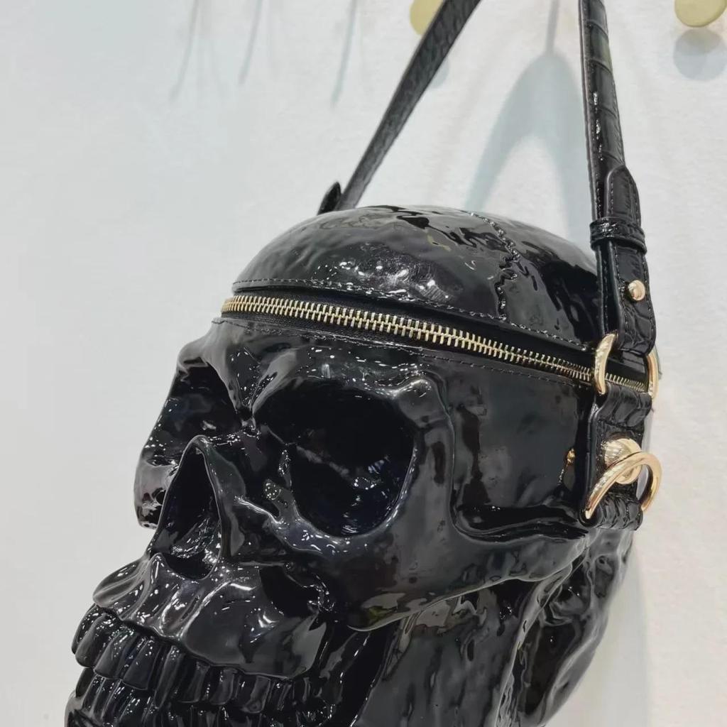 2024 Halloween Skull Handbag: European & American Design, Shoulder & Messenger Styles